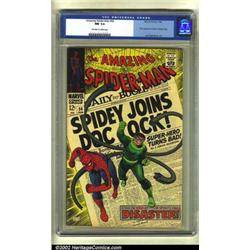 The Amazing Spider-Man #56 (Marvel, 1968) CGC NM 9.4 Off-white to white pages. Spider-Man joins D...