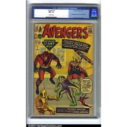 The Avengers #2 (Marvel, 1963) CGC NM- 9.2 Off-white pages. Terrific cover as the Avengers battle...