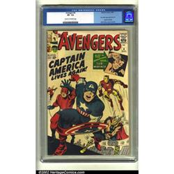 The Avengers #4 (Marvel, 1964) CGC VF- 7.5 Cream to off-white pages. Here is an extremely fresh a...