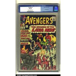 The Avengers #5 (Marvel, 1964) CGC VF 8.0 Cream to off-white pages. Here is a very cool early iss...