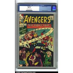 The Avengers #7 (Marvel, 1964) CGC NM 9.4 Off-white to white pages. Jack Kirby draws a truly dyna...