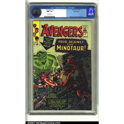 The Avengers #17 Pacific Coast pedigree (Marvel, 1965) CGC NM+ 9.6 Off-white pages. The King, Jac...