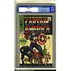 Image 1 : Captain America #100 (Marvel, 1968) CGC NM- 9.2 Off-white pages. Captain America dives into his o...