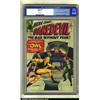 Image 1 : Daredevil #3 (Marvel, 1964) CGC NM 9.4 White pages. This wondrous Jack Kirby cover showcases the...