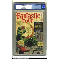 Fantastic Four #1 (Marvel, 1961) CGC VG/FN 5.0 Off-white pages. Jack Kirby and Stan Lee started M...