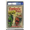Image 1 : Fantastic Four #12 (Marvel, 1963) CGC VF 8.0 Cream to off-white pages. The Incredible Hulk and th...