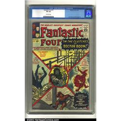 Fantastic Four #17 (Marvel, 1963) CGC VF 8.0 Off-white pages. This early FF foreshadows the Dange...