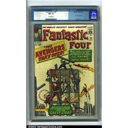 Fantastic Four #26 Edenwald pedigree (Marvel, 1964) CGC NM- 9.2 Off-white pages. Part two of the...