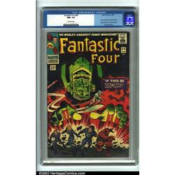 Fantastic Four #49 (Marvel, 1966) CGC NM+ 9.6 Off-white pages. Silver Surfer and Galactus get the...