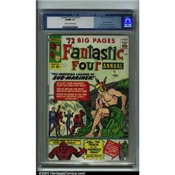 Fantastic Four Annual #1 (Marvel, 1963) CGC VF/NM 9.0 Cream to off-white pages. No Fantastic Four...