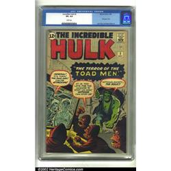 The Incredible Hulk #2 (Marvel, 1962) CGC VF+ 8.5 White pages. Here is a magnificent copy of the...
