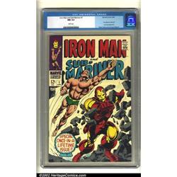 Iron Man and Sub-Mariner #1 (Marvel, 1968) CGC NM 9.4 White pages. A gorgeous copy of Marvel's on...