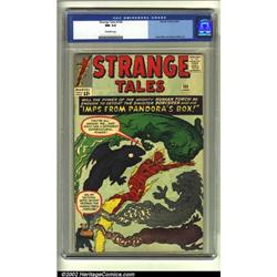 Strange Tales #109 (Marvel, 1963) CGC NM 9.4 Off-white pages. Jack Kirby renders a horrifying cov...