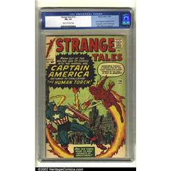 Strange Tales #114 (Marvel, 1963) CGC FN+ 6.5 Cream to off-white pages. The cover depicts Captain...