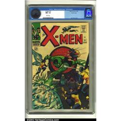 X-Men #21 Pacific Coast pedigree (Marvel, 1966) CGC NM- 9.2 White pages. This magnificent X-Men c...