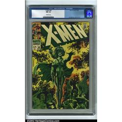 X-Men #50 Edenwald pedigree (Marvel, 1968) CGC NM 9.4 Off-white pages. Jim Steranko knocks the ba...