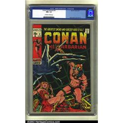 Conan the Barbarian #4 (Marvel, 1971) CGC NM+ 9.6 Off-white to white pages. The black cover on th...