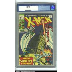 X-Men #64 Edenwald pedigree (Marvel, 1970) CGC NM+ 9.6 Off-white to white pages. This first appea...