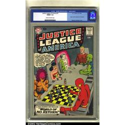 Justice League of America #1 (DC, 1960) CGC FN/VF 7.0 Cream to off-white pages. Here is the class...
