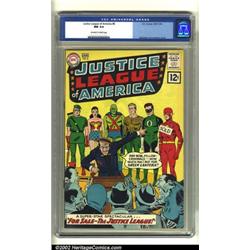 Justice League of America #8 (DC, 1962) CGC NM 9.4 Off-white to white pages. Wonder Woman, Green...