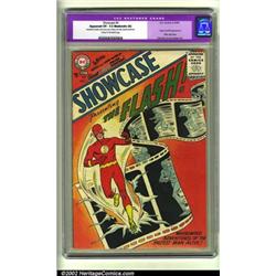 Showcase #4 (DC, 1956) CGC Apparent VF- 7.5 Moderate (A) Cream to off-white pages. Everyone knows...
