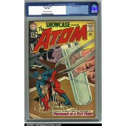 Showcase #36 (DC, 1962) CGC VF 8.0 Cream to off-white pages. The Atom makes his third appearance...