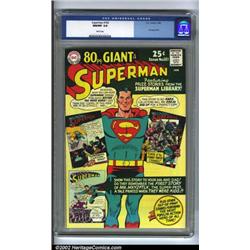 Superman #183 (DC, 1966) CGC NM/MT 9.8 White pages. An eighty-page giant in 9.8 with white pages?...