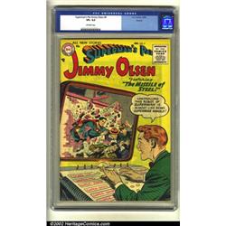Superman's Pal Jimmy Olsen #9 Circle 8 pedigree (DC, 1955) CGC VF+ 8.5 Off-white pages. Throughou...