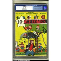 Ace Comics #1 (David McKay Publications, 1937) CGC VF+ 8.5 Off-white to white pages. Here is a re...