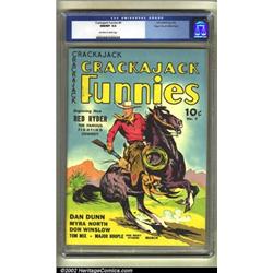 Crackajack Funnies #9 Mile High pedigree (Dell, 1939) CGC NM/MT 9.8 Off-white to white pages. The...
