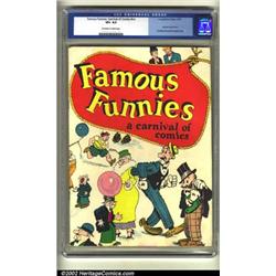 Famous Funnies: Carnival of Comics #nn (Eastern Color, 1933) CGC VF+ 8.5 Off-white to white pages...