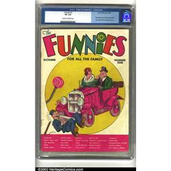 Funnies #1 (Dell, 1936) CGC VG 4.0 Cream to off-white pages. Offered here is a solid lower grade...