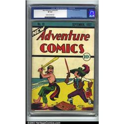 New Adventure Comics #19 (DC, 1937) CGC VF 8.0 Cream to off-white pages. This book is 65 years ol...