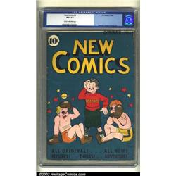 New Comics #9 (DC, 1936) CGC FN+ 6.5 Cream to off-white pages. This rare book from 1936 has a nic...