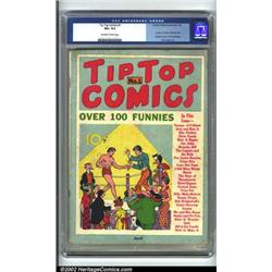 Tip Top Comics #1 (United Features Syndicate, 1936) CGC VG+ 4.5 Off-white to white pages. The cov...