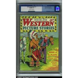 Western Picture Stories #3 Mile High pedigree (Comics Magazine, 1937) CGC VF/NM 9.0 Off-white to...