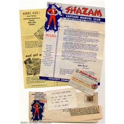 Captain Marvel Club Kit (Fawcett, 1946) Condition: GD/VG. This complete kit includes the envelope...