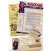 Image 1 : Captain Marvel Club Kit (Fawcett, 1946) Condition: GD/VG. This complete kit includes the envelope...