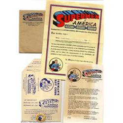 Supermen of America Kit (DC, 1950). This Supermen of America membership kit includes the envelope...