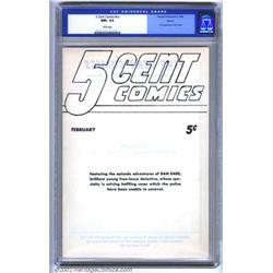 5 Cent Comics #nn (Fawcett, 1940) CGC NM+ 9.6 White pages. This ashcan features the first appeara...