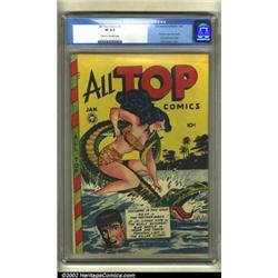 All Top Comics #9 (Fox Features Syndicate, 1948) CGC VF 8.0 Cream to off-white pages. Jo-Jo, the...