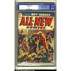 All-New Comics #8 Mile High pedigree (Harvey, 1944) CGC VF- 7.5 White pages. Even those collector...