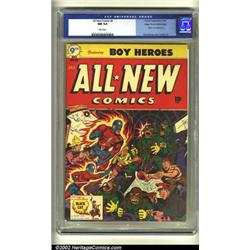 All-New Comics #9 Mile High pedigree (Harvey, 1944) CGC NM 9.4 White pages. The incredible qualit...