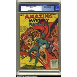 Amazing Mystery Funnies #20 Mile High pedigree (Centaur, 1940) CGC VF- 7.5 White pages. Centaurs...