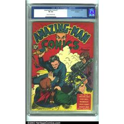 Amazing-Man #7 Rockford pedigree (Centaur, 1939) CGC VG 4.0 Cream to off-white pages. This may be...