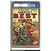 America's Best Comics #8 Mile High pedigree (Nedor Publications, 1944) CGC NM- 9.2 White pages. T...
