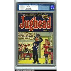 Archie's Pal Jughead #1 (Archie, 1949) CGC VF- 7.5 Cream to off-white pages. At last Jughead gets...