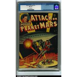 Attack on Planet Mars #nn (Avon, 1951) CGC FN+ 6.5 Off-white pages. A great Avon sci-fi adaptatio...