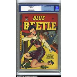 Blue Beetle #51 (Feature, 1947) CGC VF- 7.5 Cream to off-white pages. Jack Kamen draws another ma...