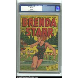 Brenda Starr V2, #5 (Superior, 1948) CGC NM- 9.2 White pages. Brenda Starr never looked finer tha...